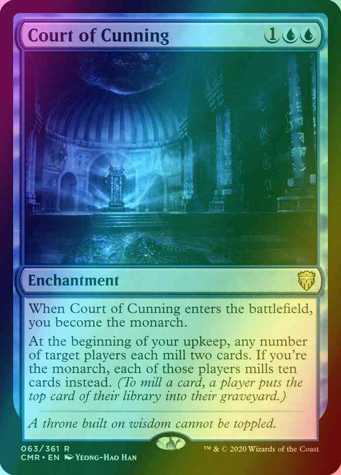 Court of Cunning [63] [Commander Legends] [Foil]