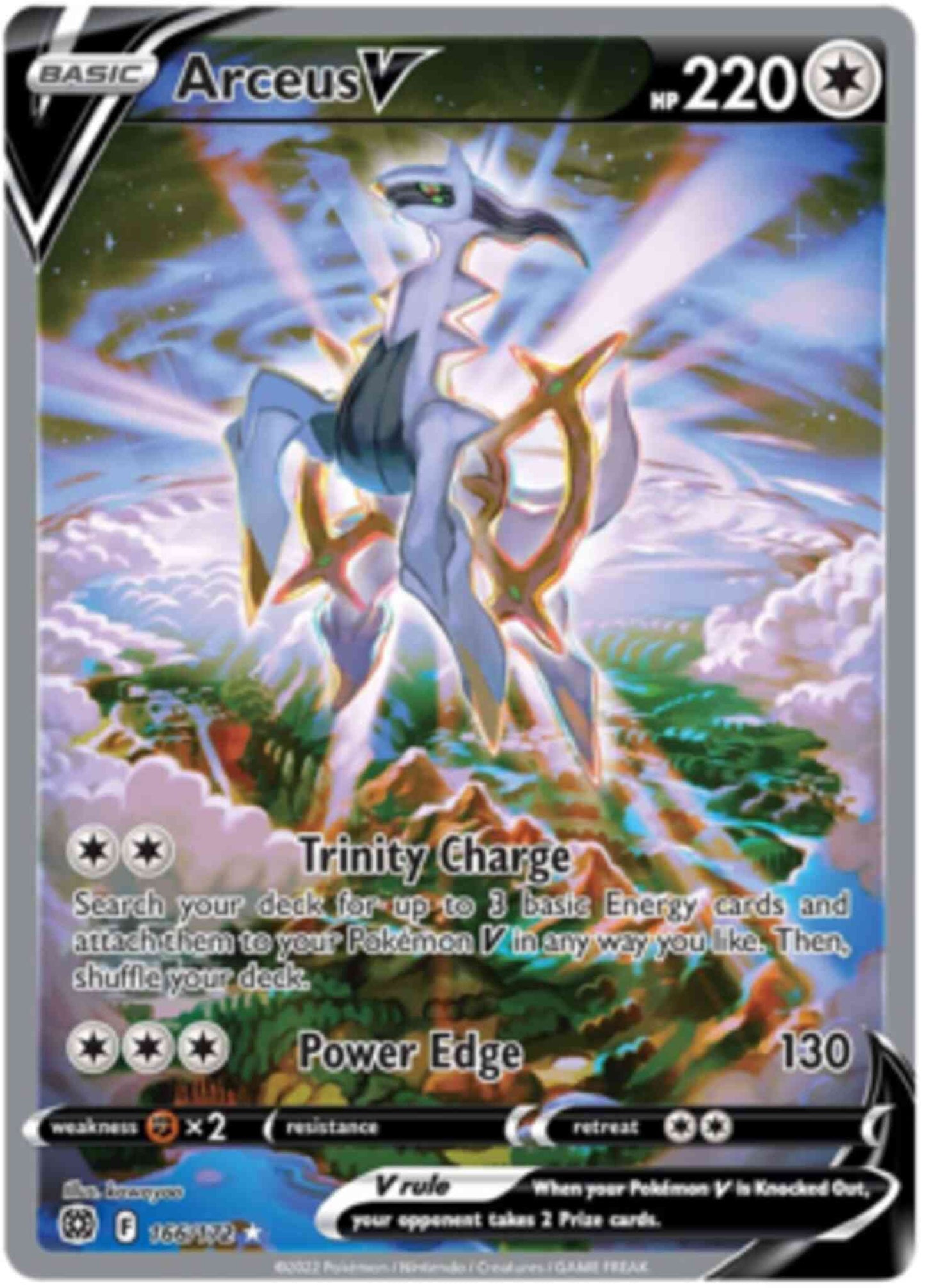Arceus V - 166/172 - Rare Ultra [swsh9-166] [Ultra]
