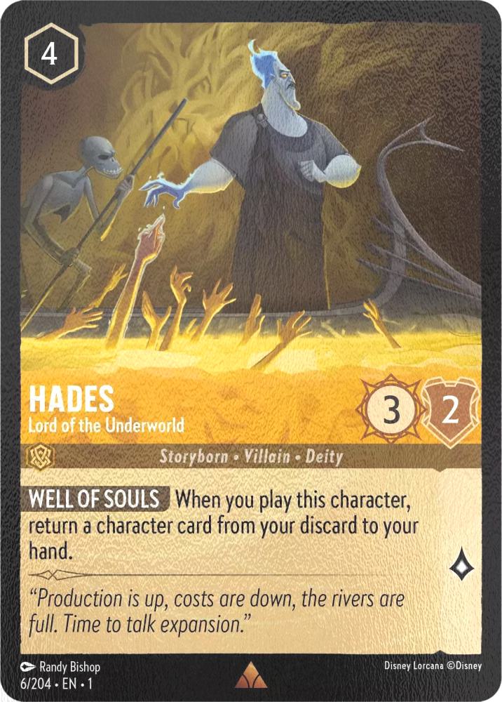 Hades - Lord of the Underworld - 6/204 [The First Chapter] [Cold Foil]
