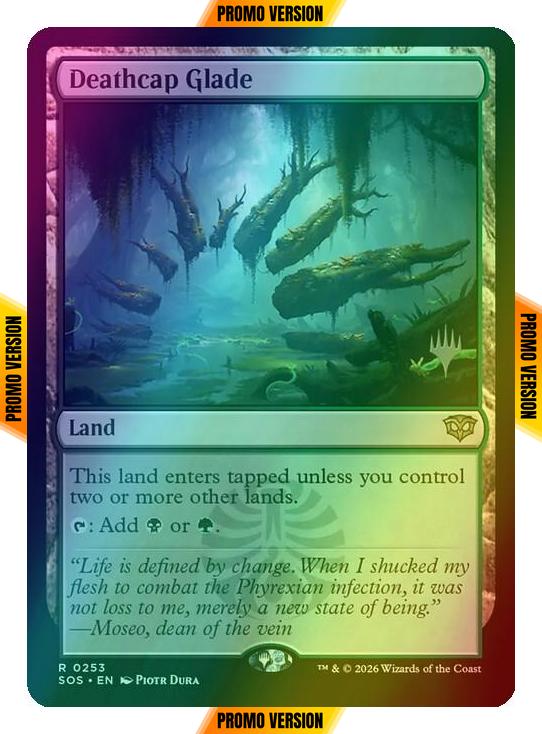 Deathcap Glade [253p] [Promo Pack] [Secrets of Strixhaven Promos] [Foil]