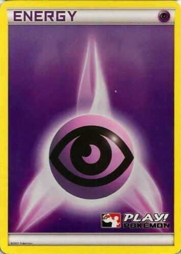 Psychic Energy - 109/114 - Crosshatch Holo Play! Pokemon Promo [Reverse Holo]