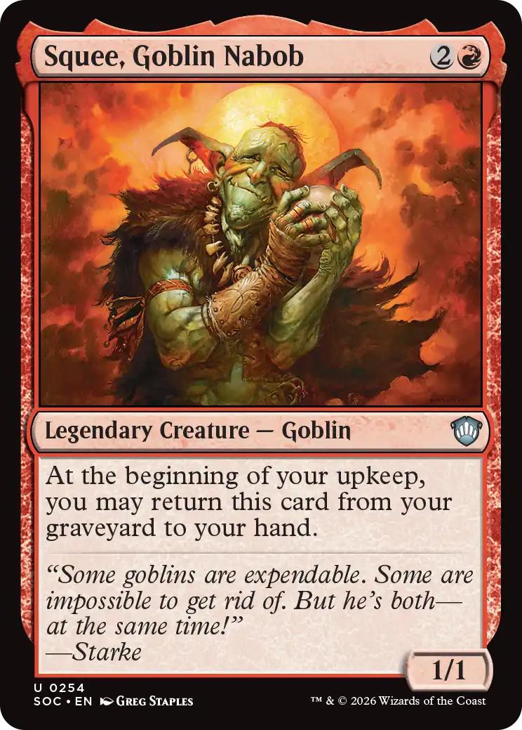Squee, Goblin Nabob [254] [Secrets of Strixhaven: Commander] [Non-Foil]