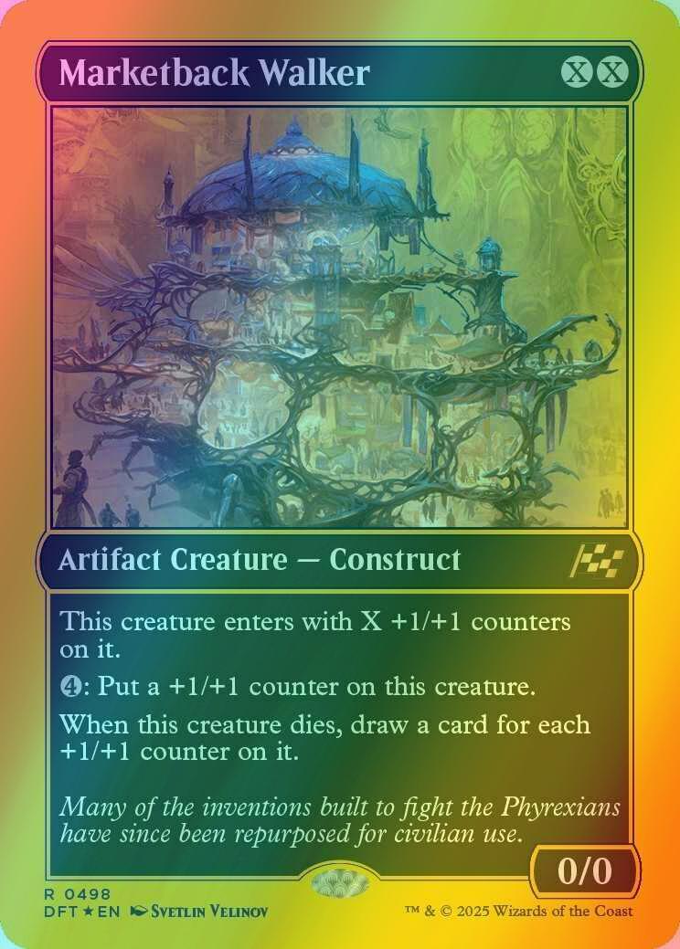 Marketback Walker [498] [Aetherdrift] [First-place Foil]