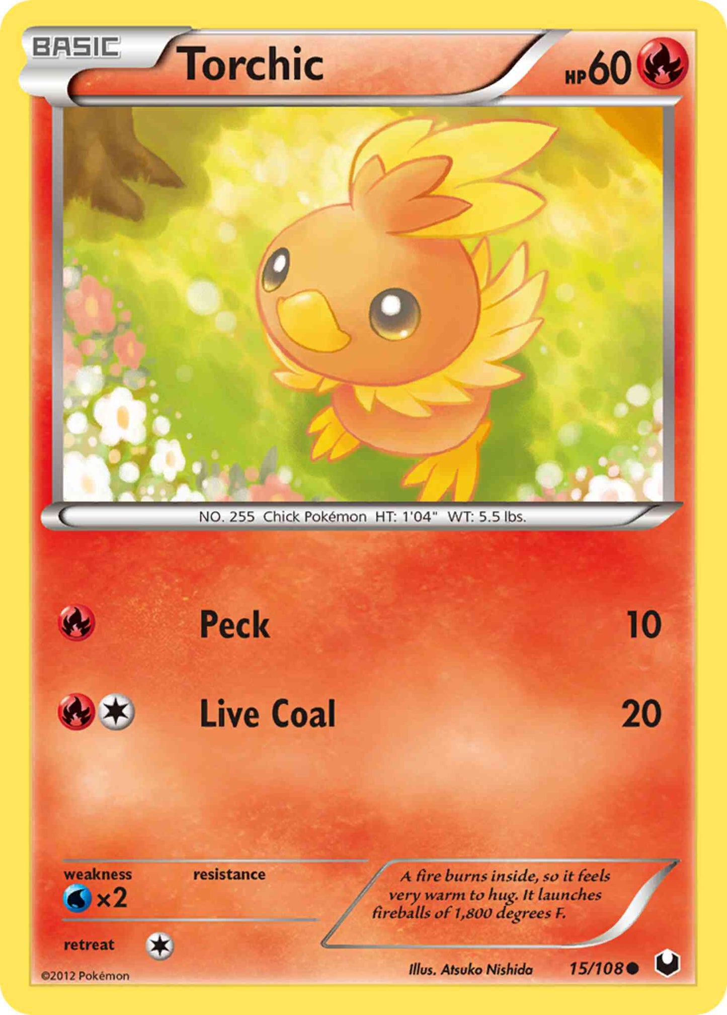 Torchic - 15/108 - Common [bw5-15] [Non-Holo]