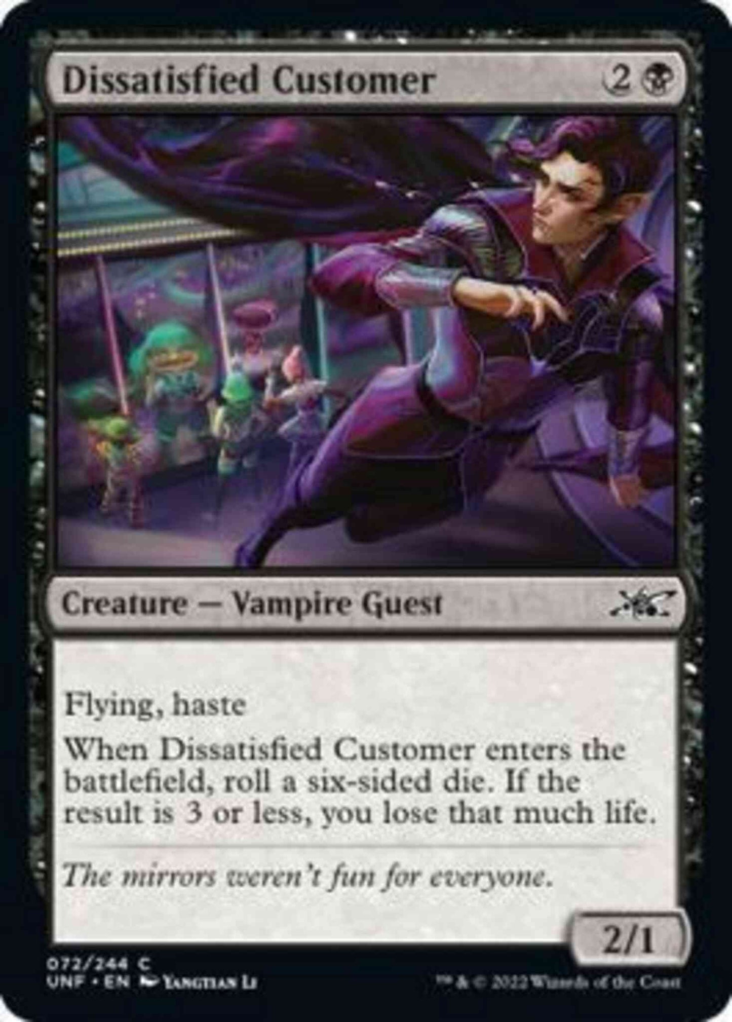 Dissatisfied Customer [72] [Unfinity] [Non-Foil]