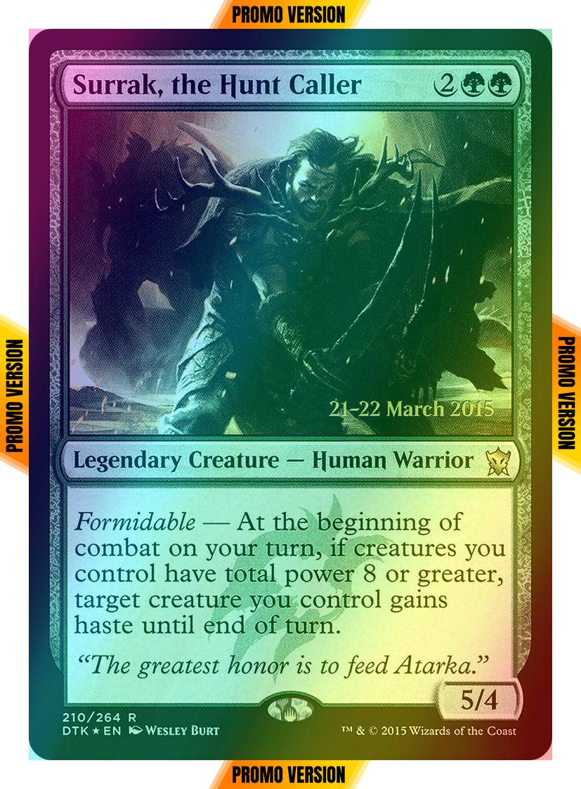 Surrak, the Hunt Caller [210s] [Dragons of Tarkir Promos] [Foil]