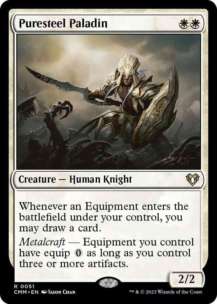 Puresteel Paladin [51] [Commander Masters] [Non-Foil]