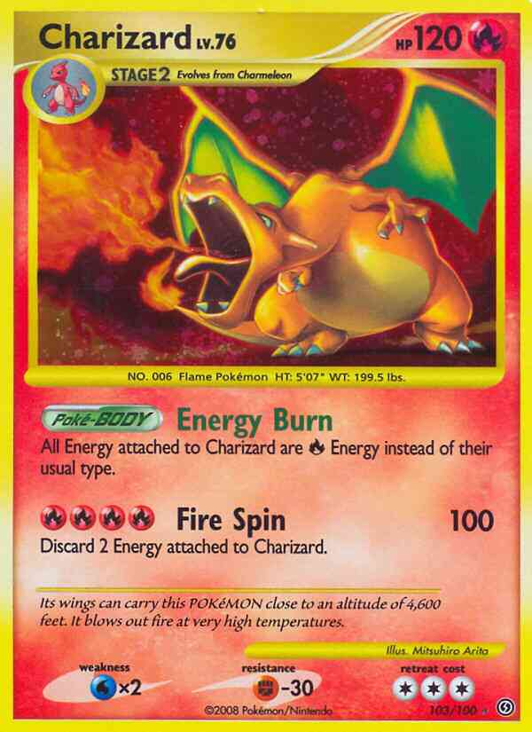 Charizard - 103/100 - Rare Holo [dp7-103] [Holo]