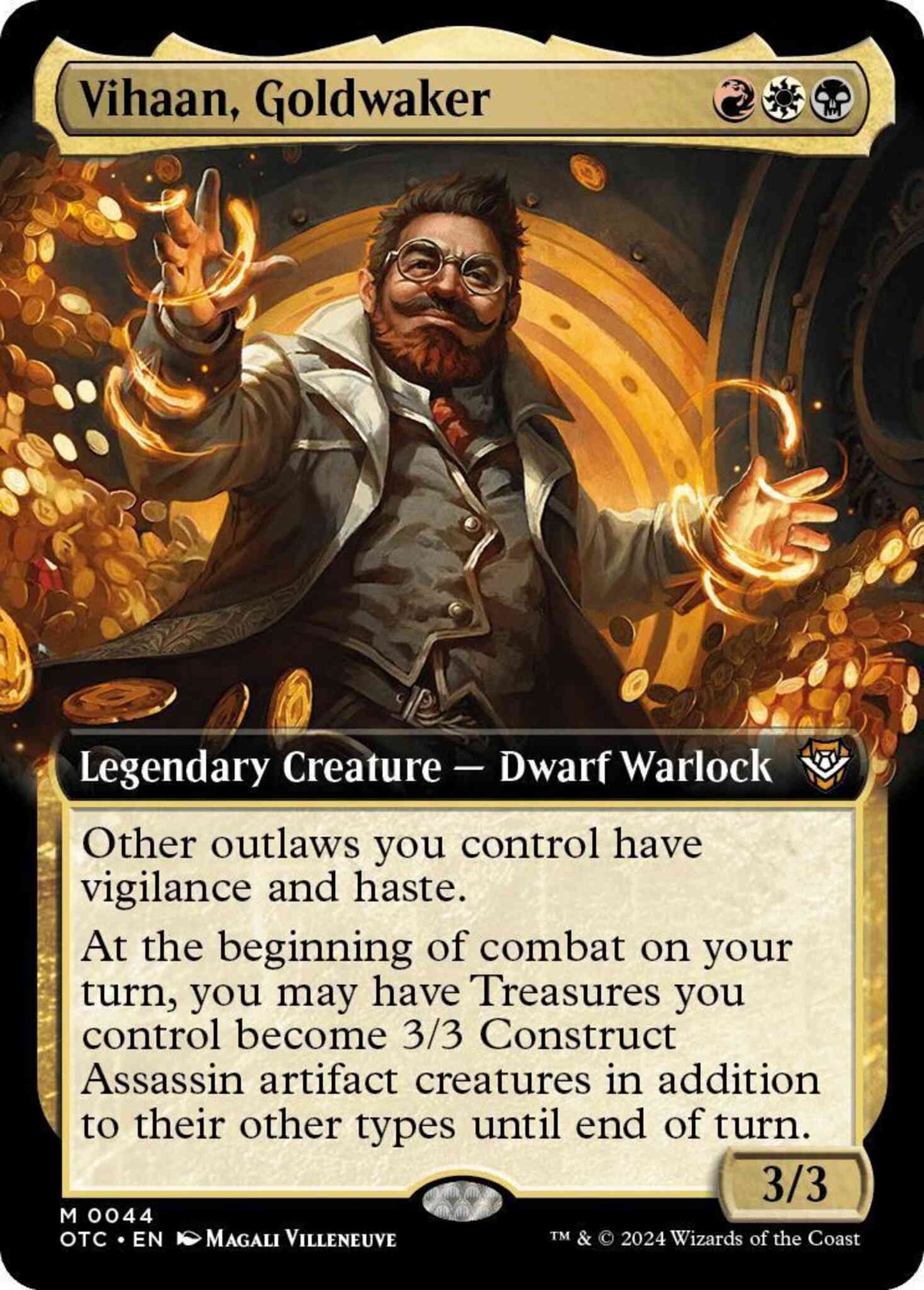 Vihaan, Goldwaker [44] [Extended Art] [Outlaws of Thunder Junction: Commander] [Non-Foil]