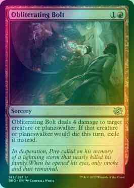 Obliterating Bolt [145] [The Brothers' War] [Foil]