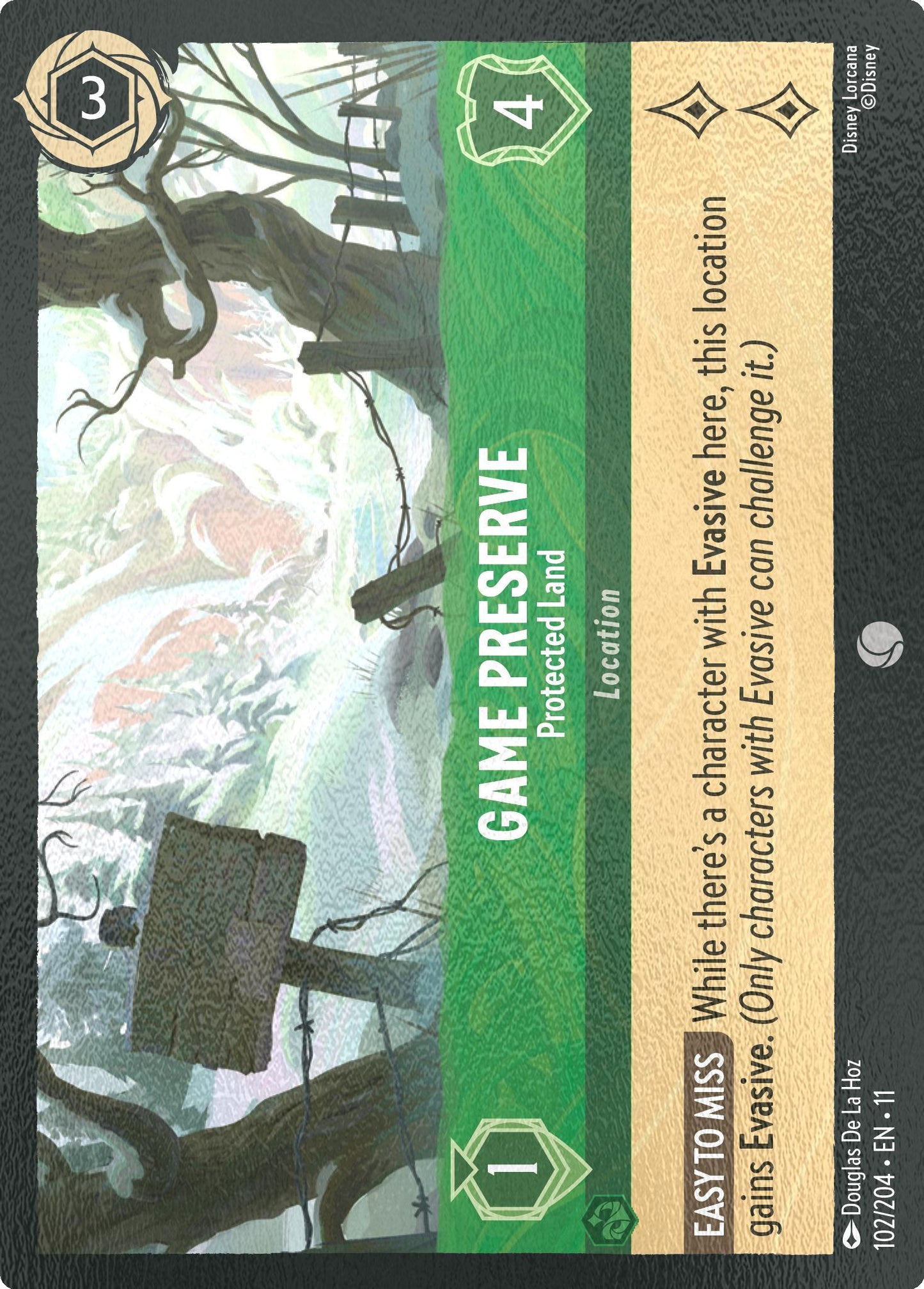 Game Preserve - Protected Land - 102/204 [Winterspell] [Cold Foil]