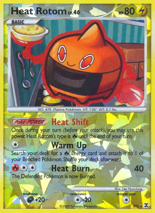 Heat Rotom - RT3 - Rare [pl2-RT3] [Reverse Holo]