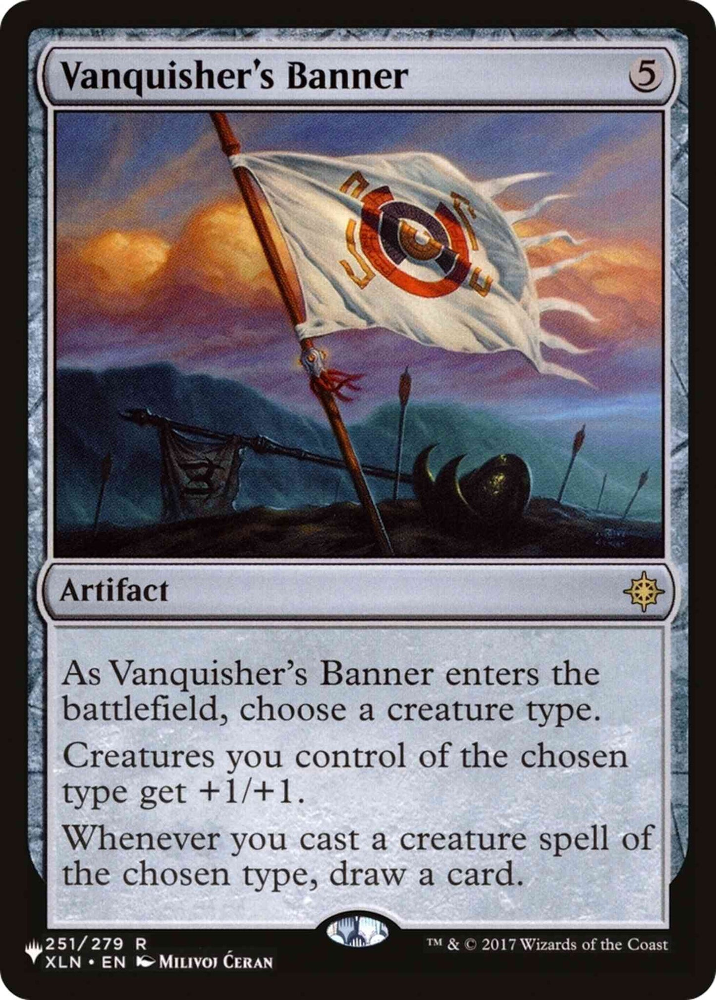 Vanquisher's Banner [XLN-251] [The List] [Non-Foil]