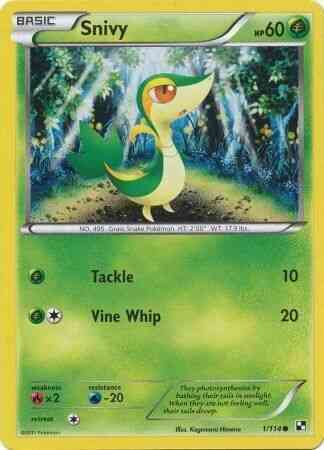 Snivy - 1/114 - Promo [Box Exclusive] [BW1MSP-1] [Cosmos Holo]