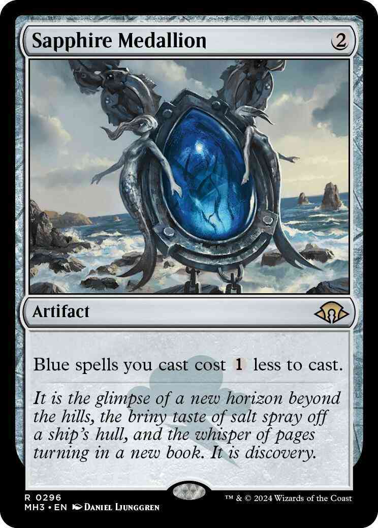 Sapphire Medallion [296] [Modern Horizons 3] [Non-Foil]