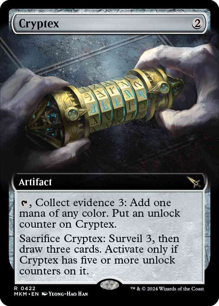 Cryptex [422] [Extended Art] [Murders at Karlov Manor] [Non-Foil]