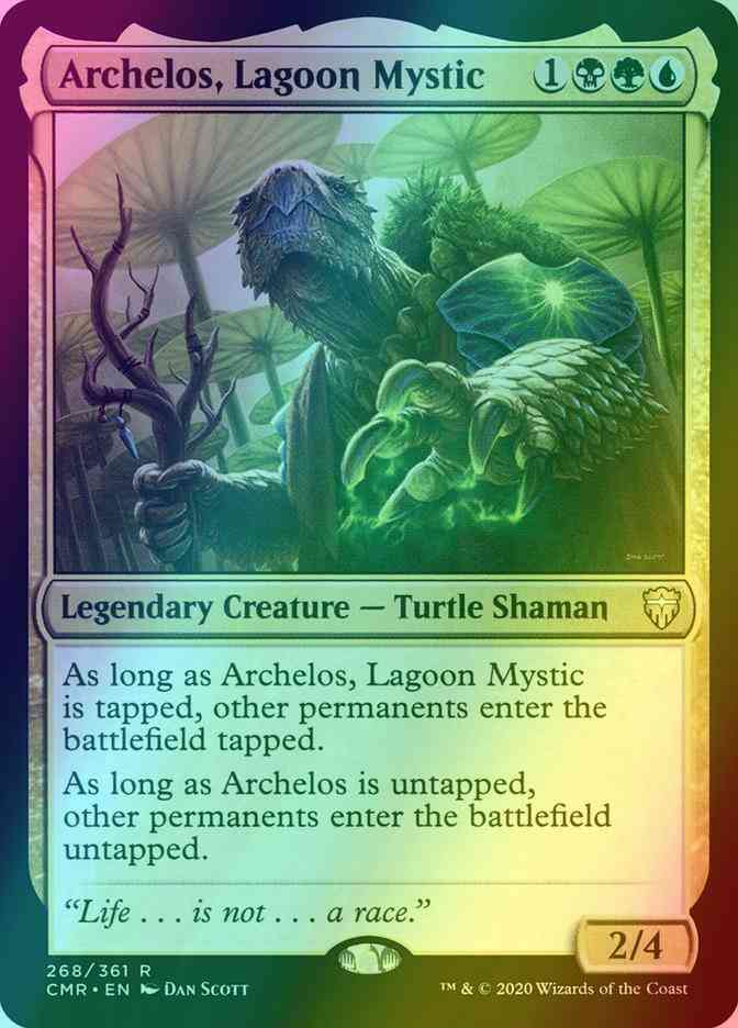 Archelos, Lagoon Mystic [268] [Commander Legends] [Foil]