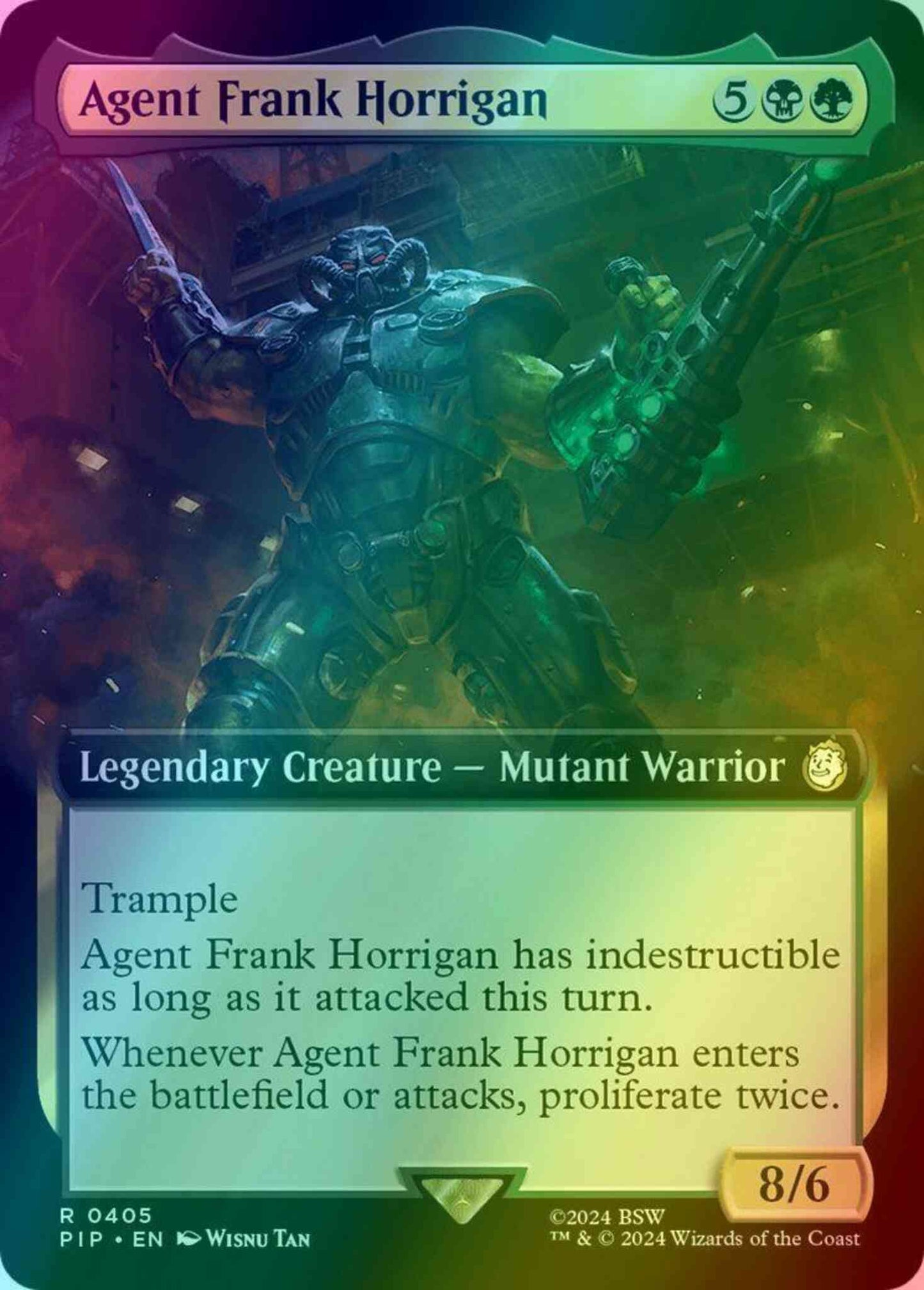 Agent Frank Horrigan [405] [Extended Art] [Fallout] [Foil]