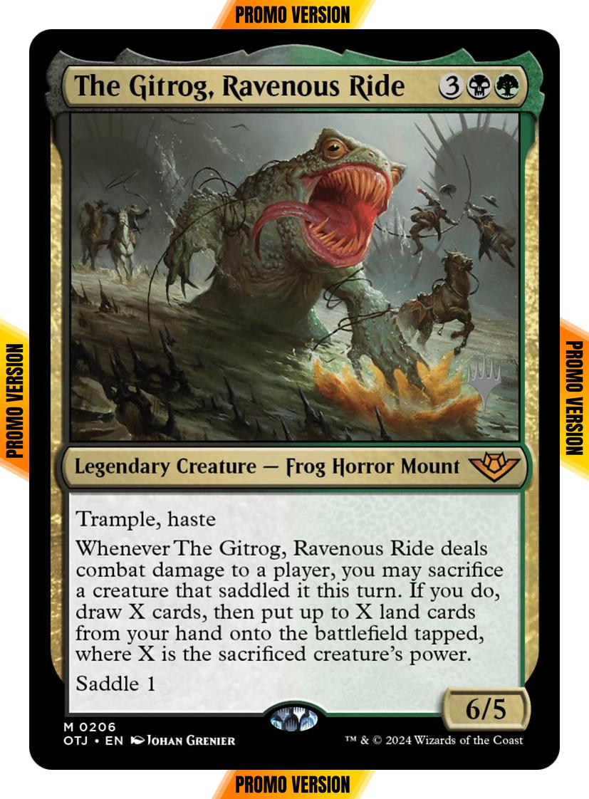 The Gitrog, Ravenous Ride [206p] [Promo Pack] [Outlaws of Thunder Junction: Promos] [Non-Foil]
