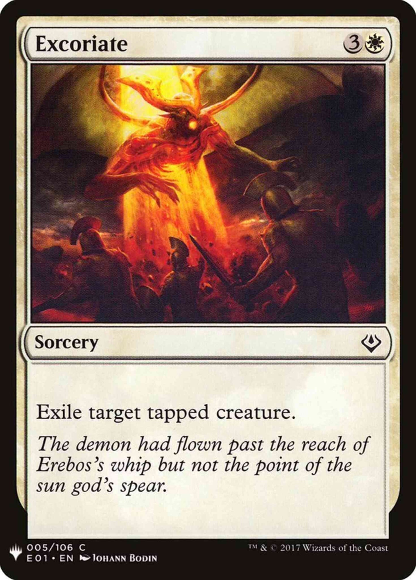Excoriate [E01-5] [The List] [Non-Foil]