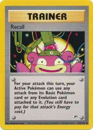 Recall - 116/132 - Uncommon - Unlimited [gym1U-116] [Non-Holo]