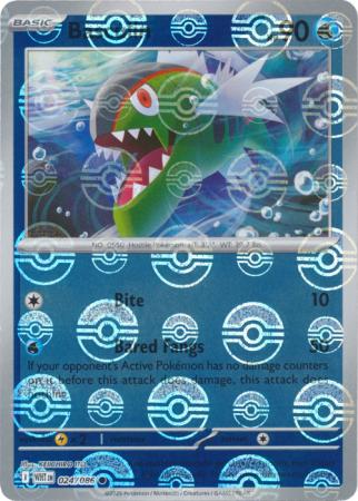 Basculin - Poké Ball Pattern - 024/086 - Common [sv105w-024] [Reverse Holo]