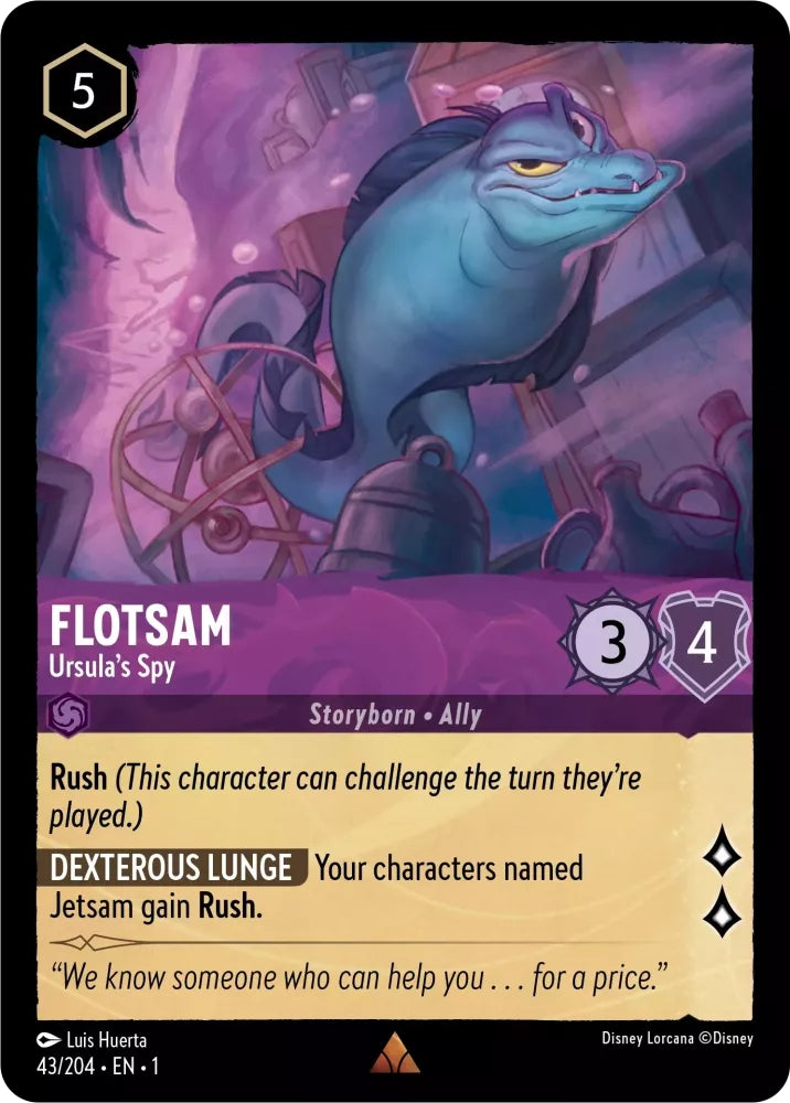 Flotsam - Ursula's Spy - 43/204 [The First Chapter] [Cold Foil]