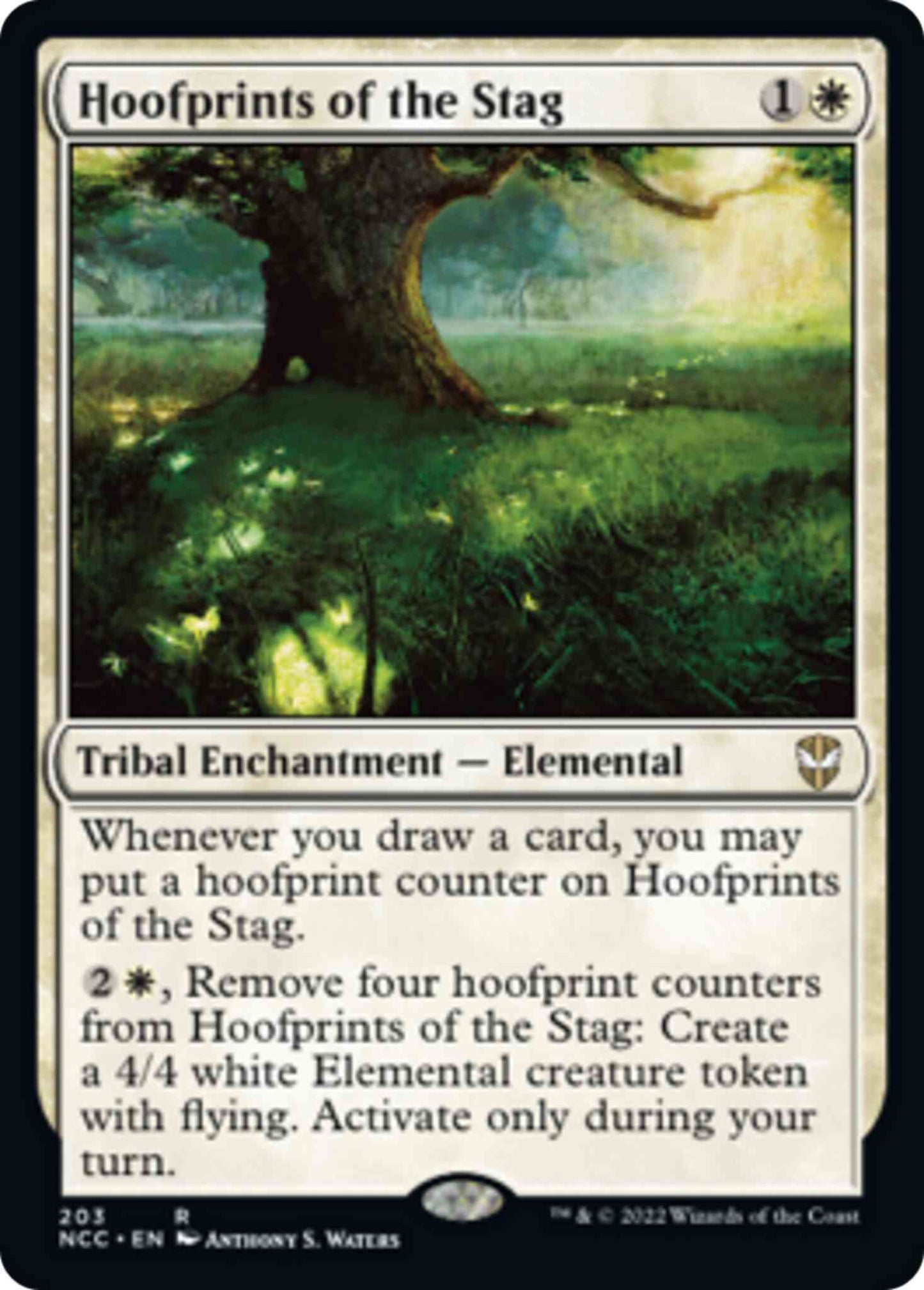Hoofprints of the Stag [203] [Streets of New Capenna: Commander] [Non-Foil]
