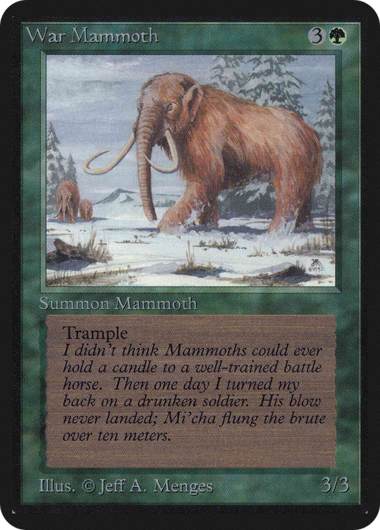 War Mammoth [227] [Limited Edition Alpha] [Non-Foil]