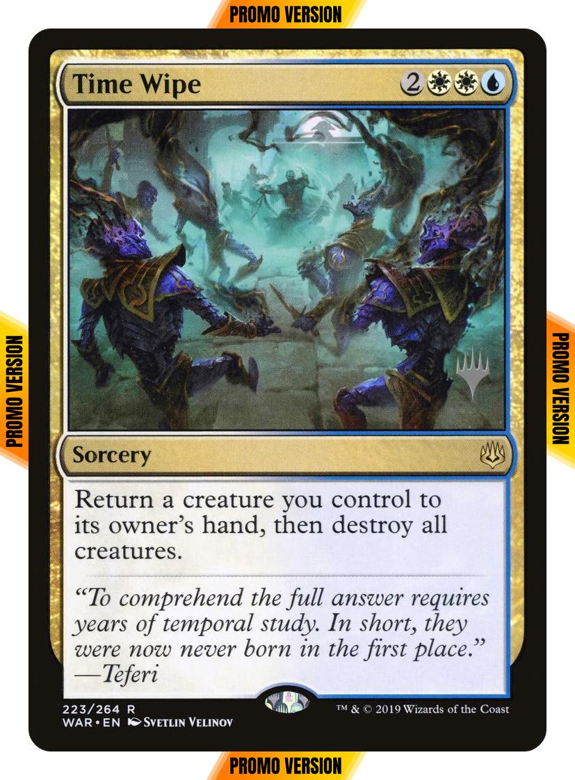 Time Wipe [223p] [Promo Pack] [War of the Spark Promos] [Non-Foil]