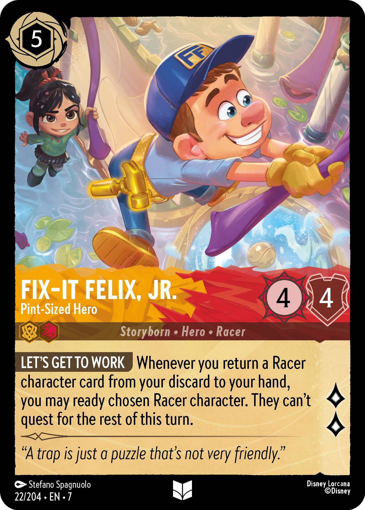 Fix-It Felix, Jr. - Pint-Sized Hero - 22/204 [Archazia's Island] [Non-Foil]