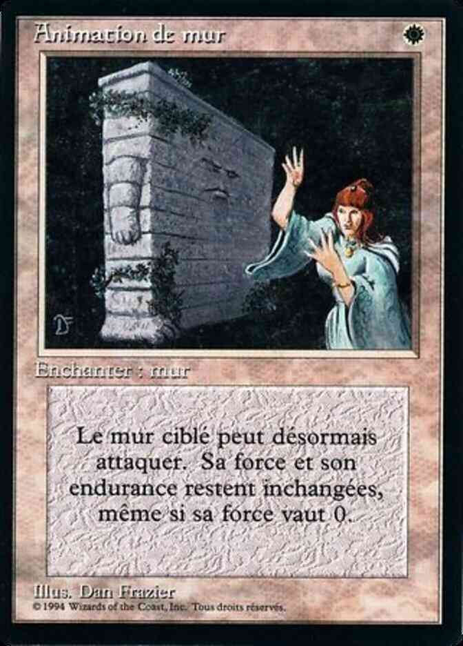 Animate Wall - French [1] [Foreign Black Border: French] [Non-Foil]