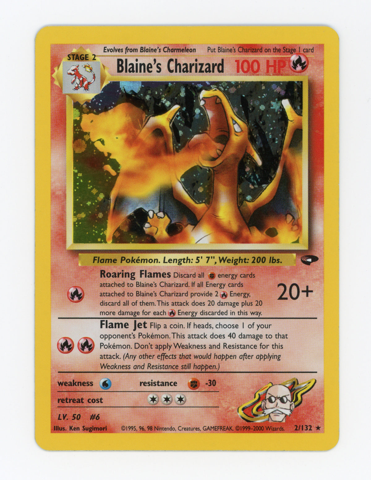 Blaine's Charizard — Rare|Unlimited|Holo — ID 20096