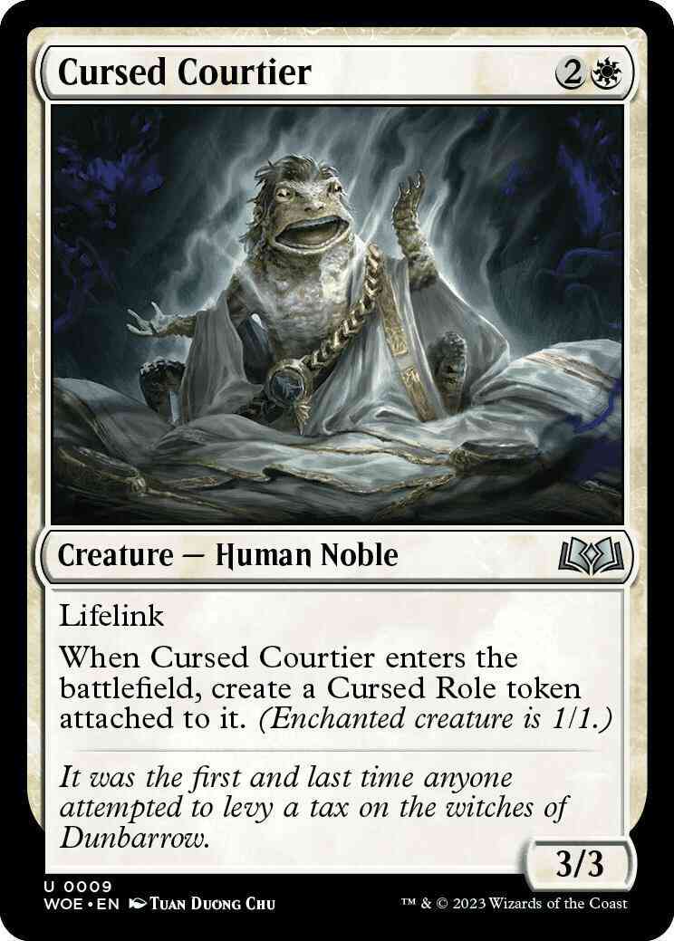 Cursed Courtier [9] [Wilds of Eldraine] [Non-Foil]