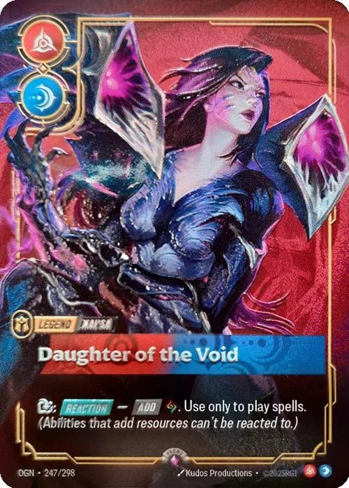 Daughter of the Void (Kai'Sa) (Metal) (Prize Wall) - 247/298 [Riftbound Organized Play Promotional Cards] [Non-Foil]