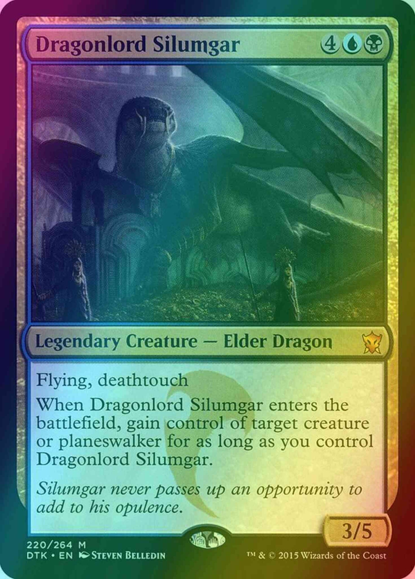 Dragonlord Silumgar [220] [Dragons Of Tarkir] [Foil]