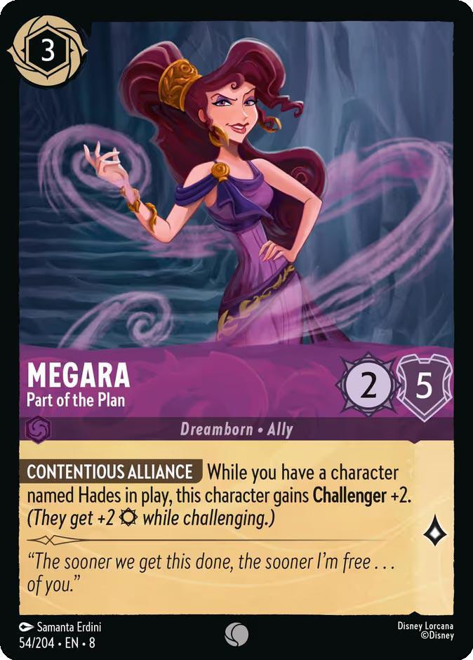 Megara - Part of the Plan - 54/204 [Reign of Jafar] [Non-Foil]