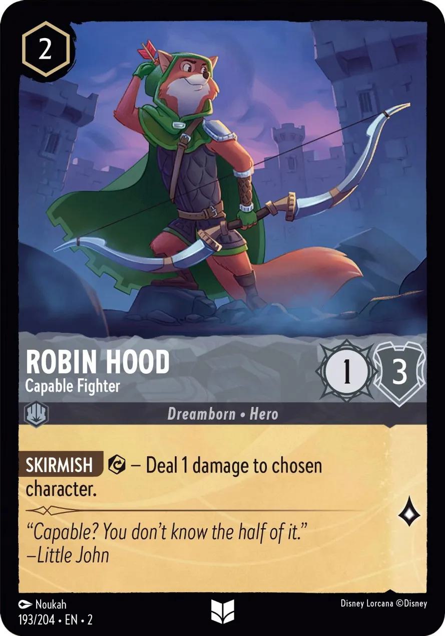 Robin Hood - Capable Fighter - 193/204 [Rise Of The Floodborn] [Non-Foil]