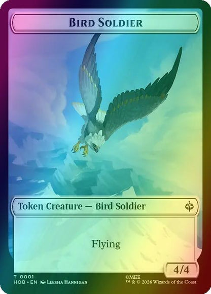 Axe Token (10) // Bird Soldier Token (01) [The Hobbit: Tokens] [Foil]
