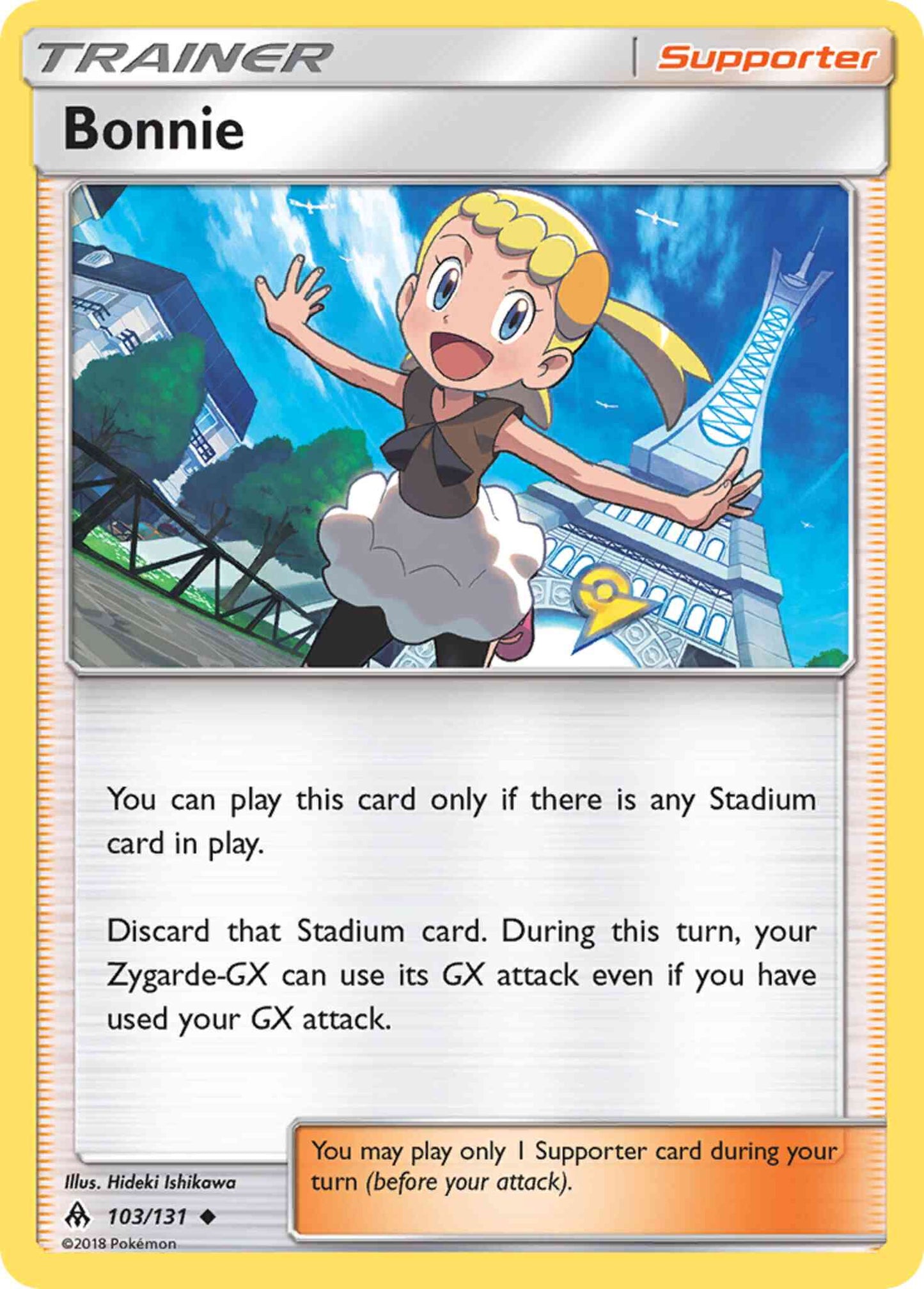Bonnie - 103/131 - Uncommon [sm6-103] [Reverse Holo]