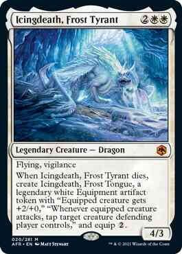 Icingdeath, Frost Tyrant [20] [Adventures in the Forgotten Realms] [Non-Foil]