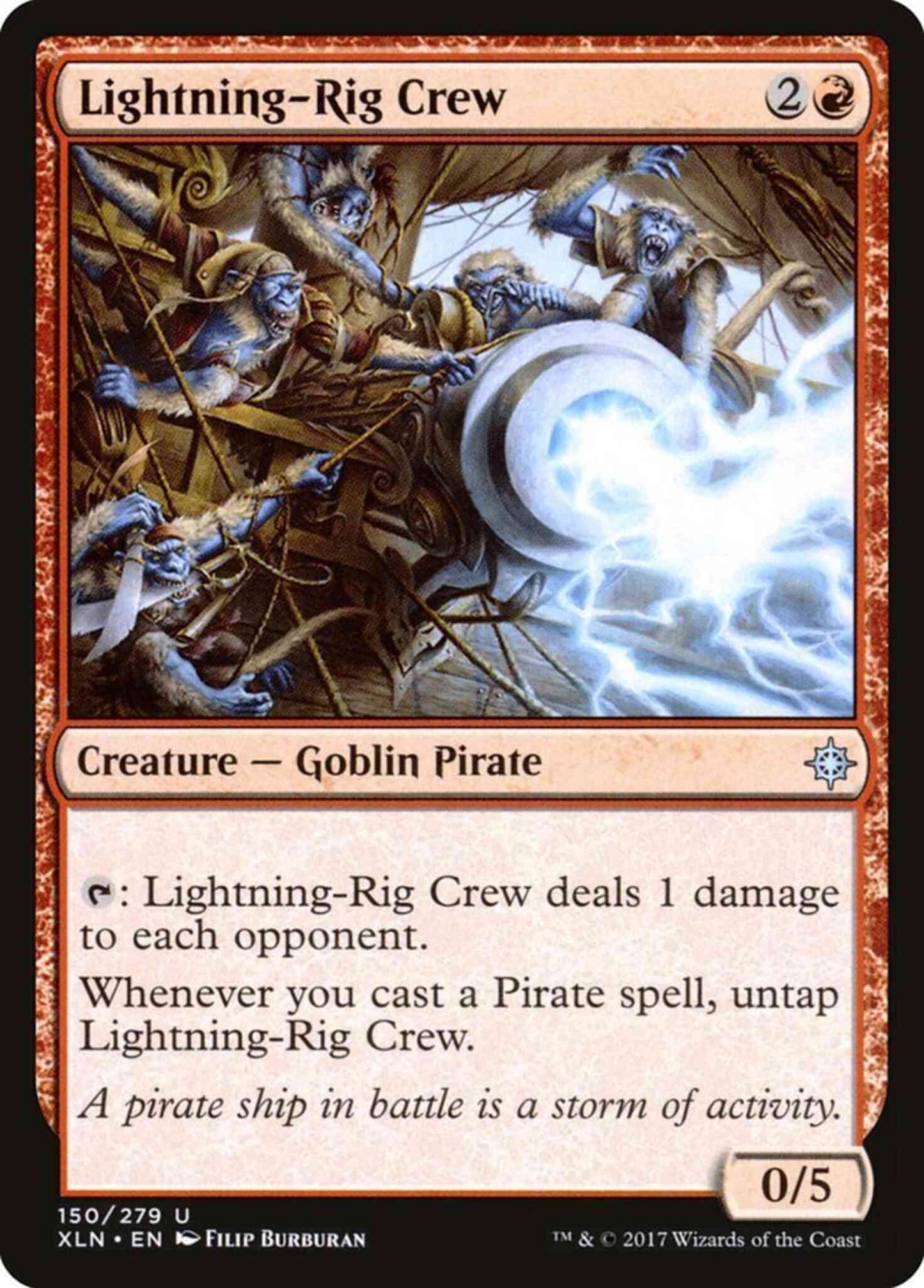 Lightning-Rig Crew [150] [Ixalan] [Non-Foil]