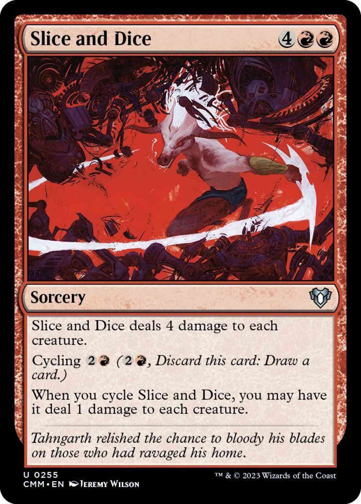 Slice and Dice [255] [Commander Masters] [Non-Foil]