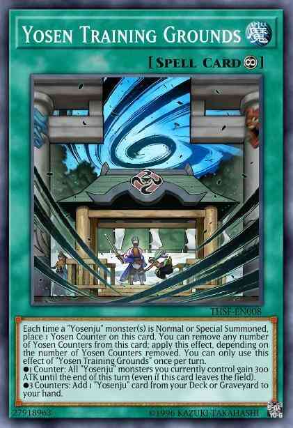 Yosen Training Grounds - THSF-EN008 - Super Rare - 1st Edition