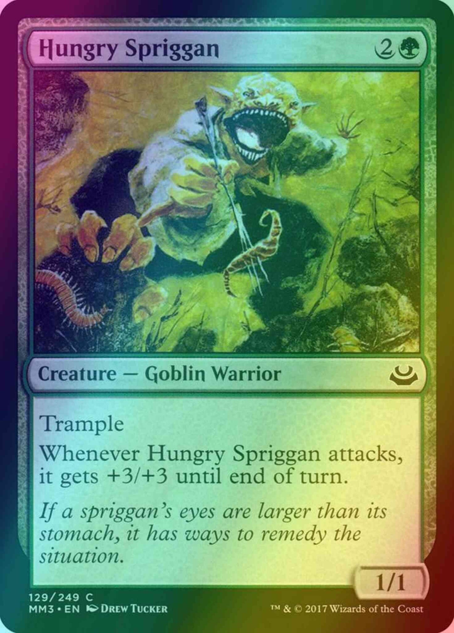 Hungry Spriggan [129] [Modern Masters 2017] [Foil]