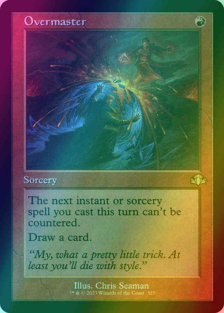 Overmaster [327] [Retro Frame] [Dominaria Remastered] [Foil]