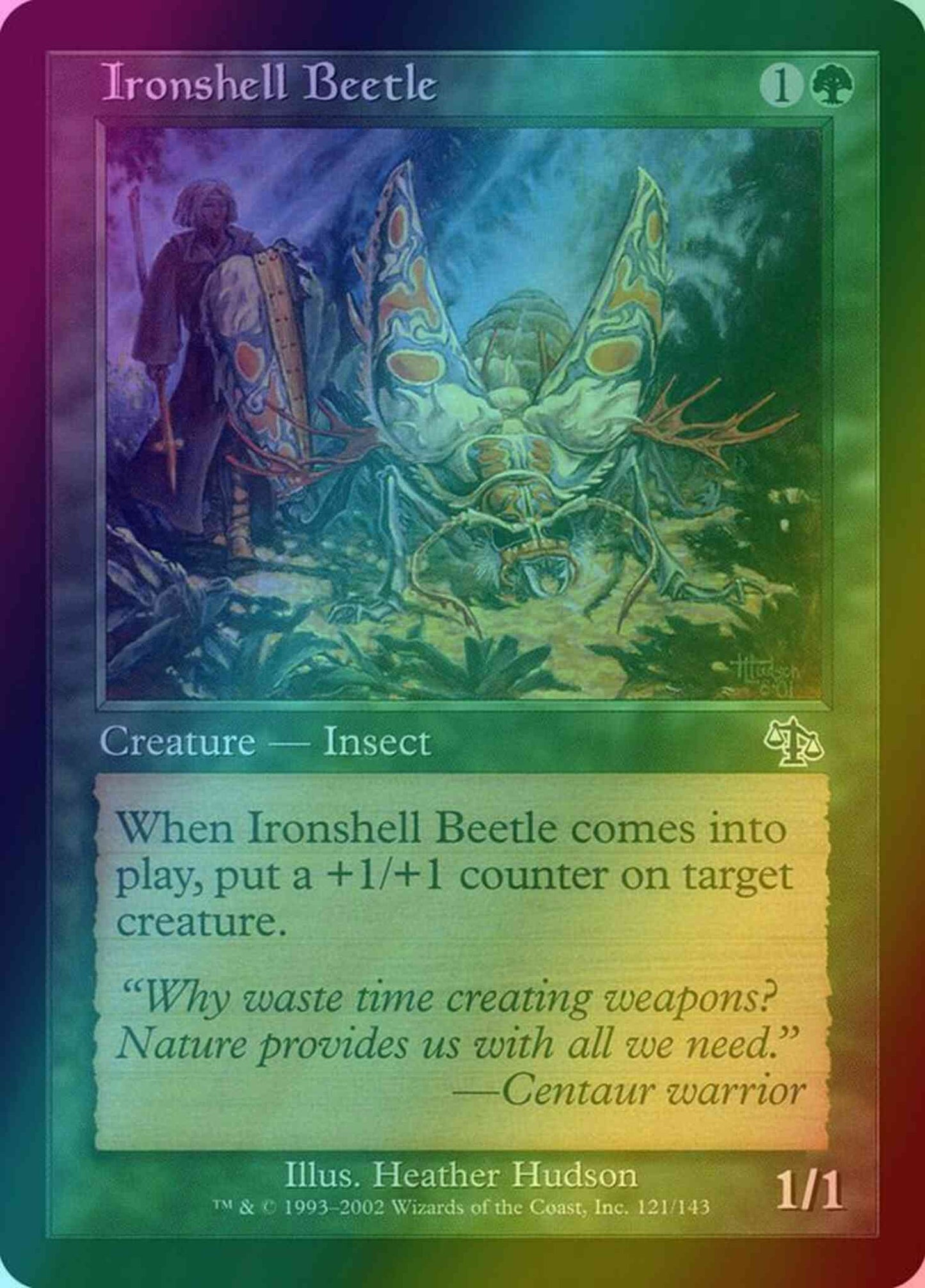 Ironshell Beetle [121] [Judgment] [Foil]