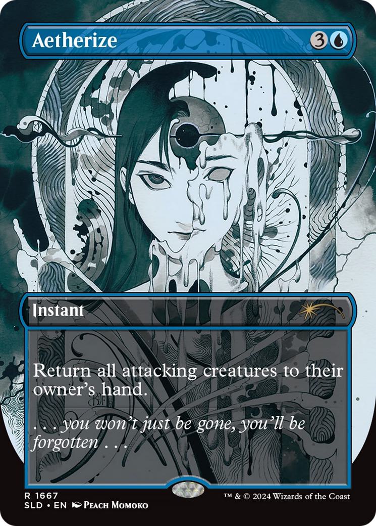 Aetherize [1667] [Borderless] [Peach Momoko] [Secret Lair Drop] [Non-Foil]
