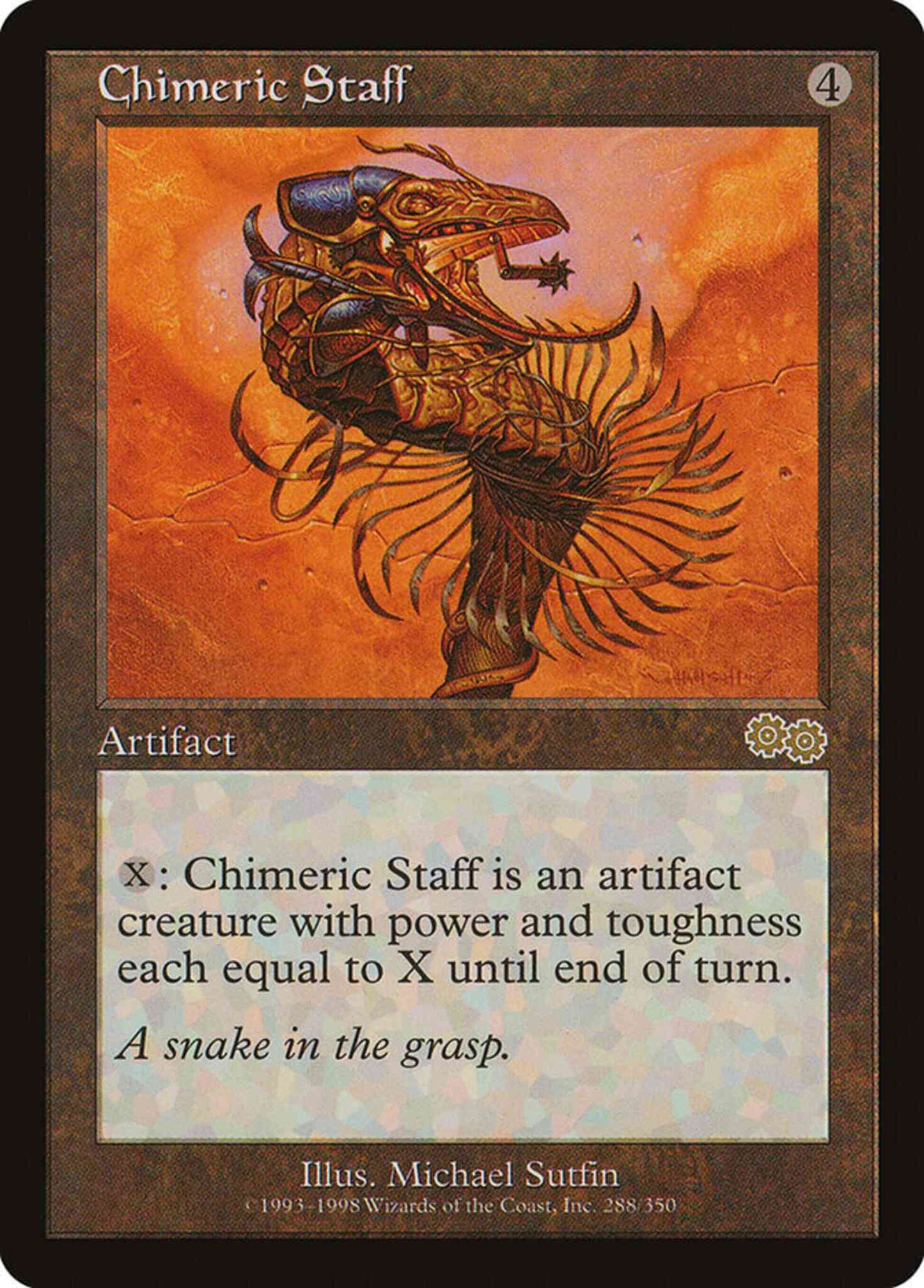 Chimeric Staff [288] [Urza's Saga] [Non-Foil]