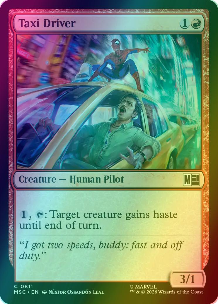 Taxi Driver [811] [Jumpstart] [Marvel Super Heroes: Commander] [Foil]